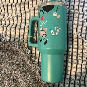 Teal Nurse Tumbler